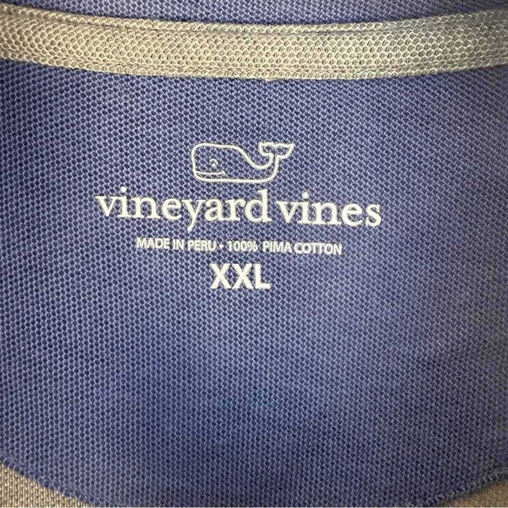 Vineyard Vines Gray Quarter Zip 100% Pima Cotton Shirt Wardrobe Staple Golf